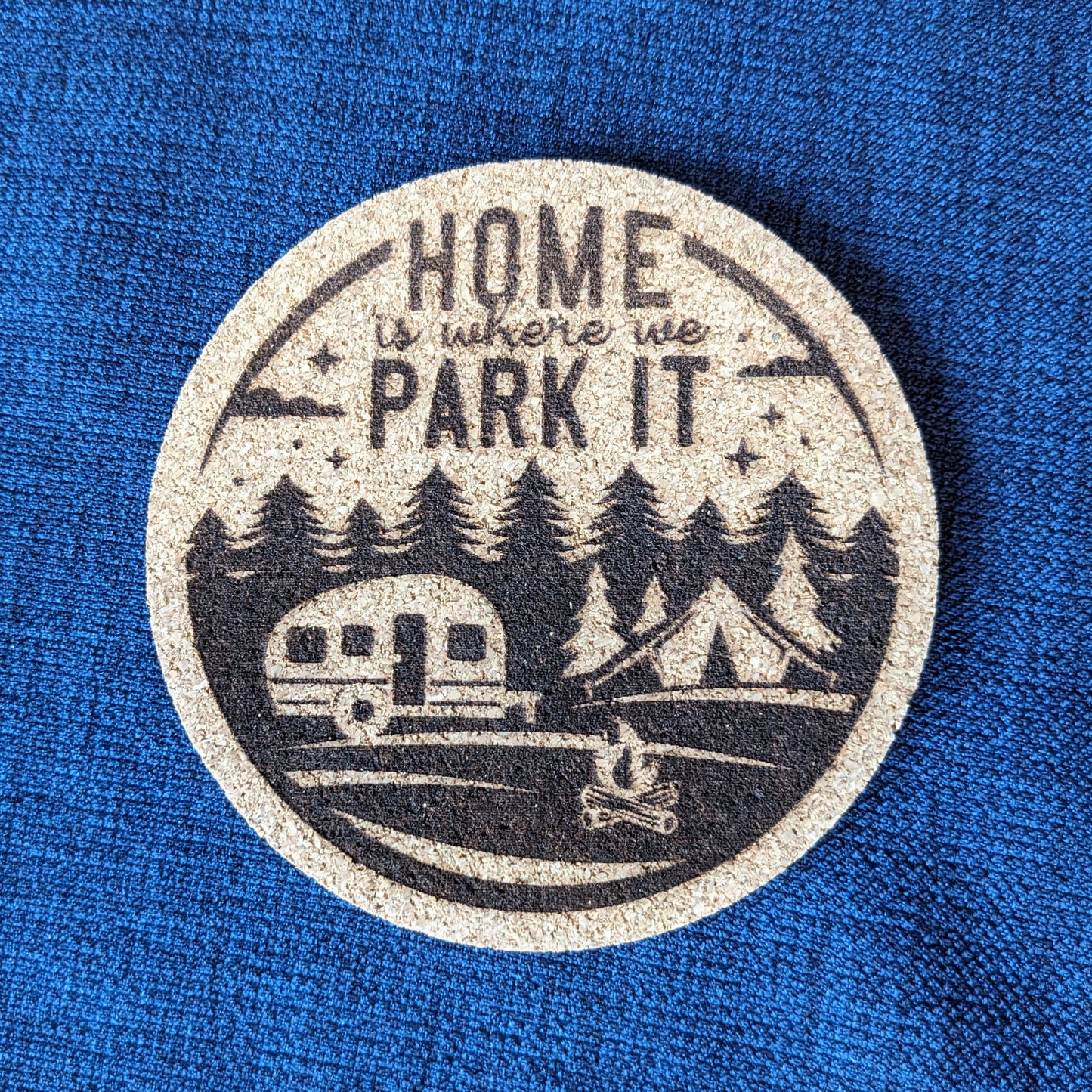 Camping Coasters - Individual Cork