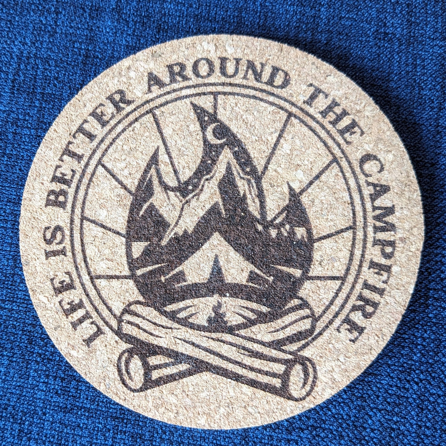 Camping Coasters - Individual Cork