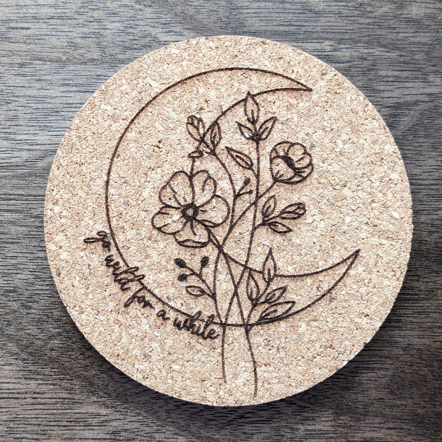 Wildflower Coasters - Individual Cork