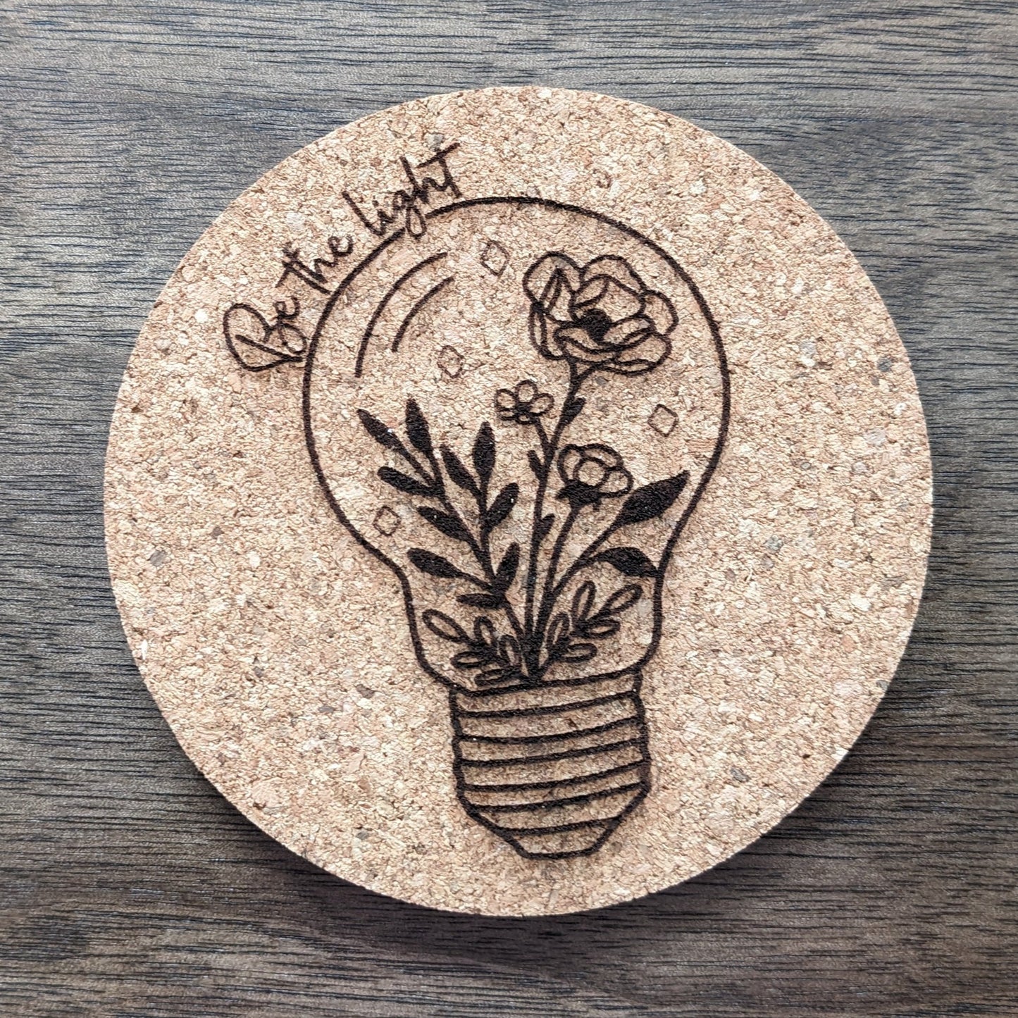 Wildflower Coasters - Individual Cork