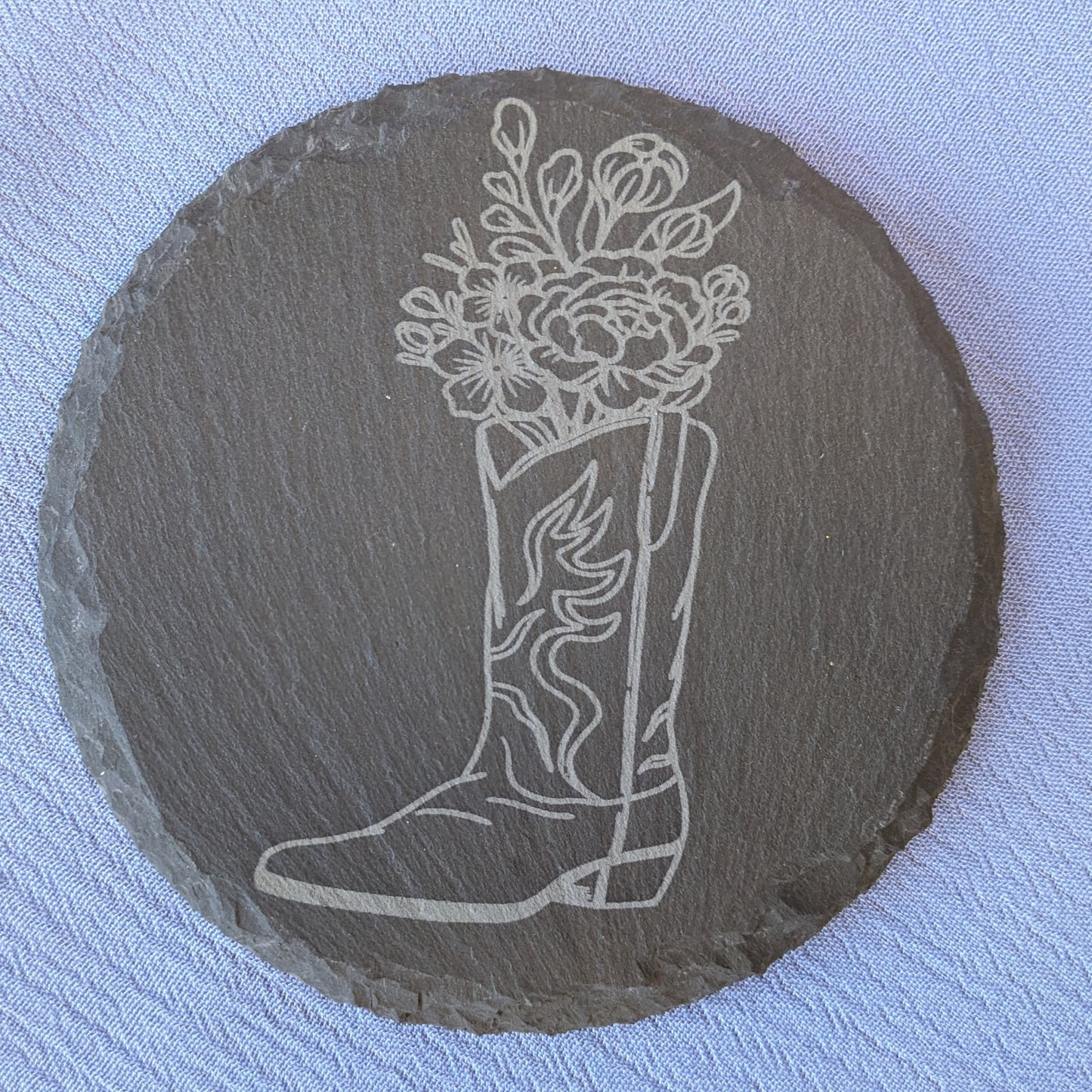 Wildflower Coasters - Individual Slate